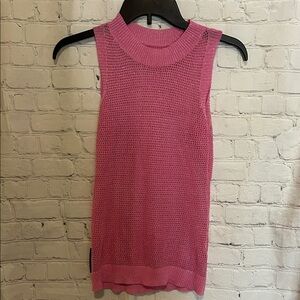 Missguided Fuchsia Knit Sleeveless Top